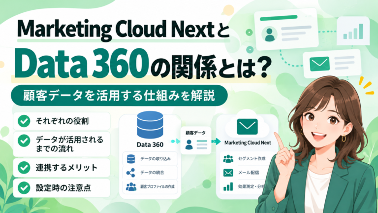 Marketing Cloud NextとData 360の関係とは？顧客データを活用する仕組みを解説